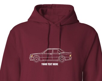190E Hoodie, 190E Embroidered Hoodie ,W201 Hoodie, Mercedes Benz Hoodie, Classic Car Hoodie, 190E Benz Hoodie, W201 Mercedes Hoodie
