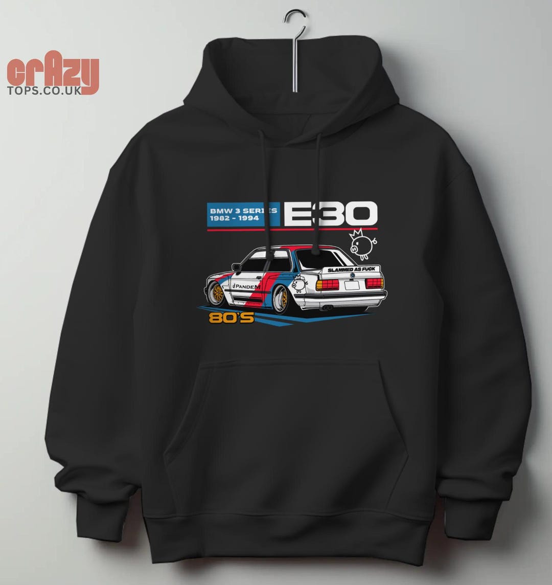 BMW E30 Hoodie Classic Car Top | BMW E30 | E30 Gifts - Etsy