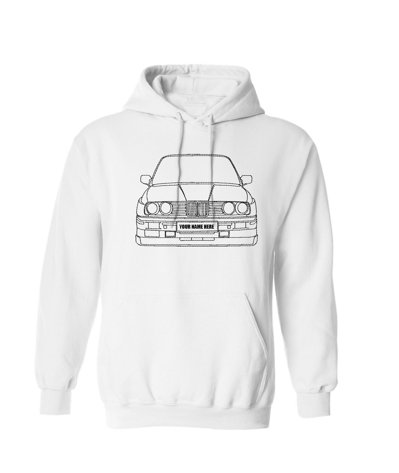 BMW E30 Hoodie, Embroidered E30 Hoodie, Classic BMW Hoodie, E30 Hoodie ...