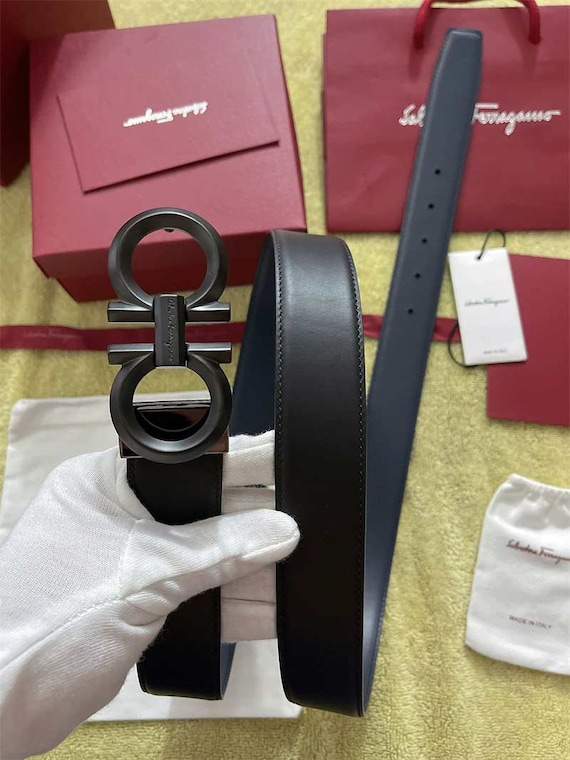 Ferragamo Reversible Black/Brown Belt - 105 EU