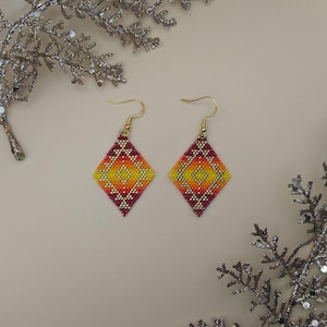 Golden Sunset Earrings