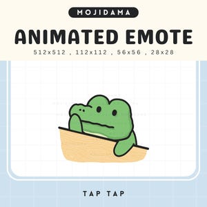 Crocodile Alligator Twitch Emotes Animation Bongo Cat Cute Chibi Hit Table Cozy Kawaii Animated Emote Vtuber Discord Funny Gaming Stream