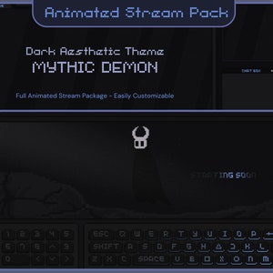 Halloween Stream Animation Overlay Animiertes Ghost Twitch Streaming Komplettes Paket Dark Aesthetic Lofi Streamer Pack Gemütliches Bundle Spooky Demon