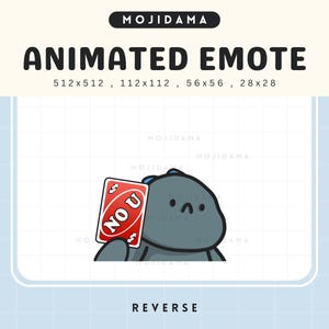 Emotes de Godzilla Uno, Kaiju Reverso, Cartão de Animação Twitch, Chibi Fofo, Animado, Engraçado, Transmissão, Emote Kawaii, Vtuber, Discord, Kick, Emoji Engraçado