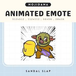 Kobold Halloween Sandale Emotes Chancla Twitch Spooky Geist Scary Throw Slap Slipper Lustig Animiertes Emote Live Stream Gaming Discord Youtube