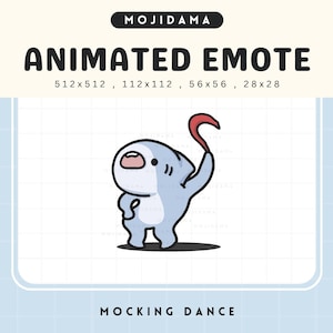 Animated Shark Dance Emote: Funny Chibi Twitch/Discord/YouTube (Digital Download)