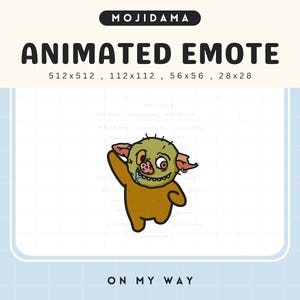Goblin Halloween Emotes Auf Meinem Weg Ansturm Animierte Twitch Spooky Geist Scary Emote Animation Vtuber Live Stream Gaming Discord Youtube Obs Kick