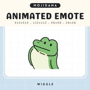 Crocodile Twitch Emotes Animation Wiggle Cute Chibi Animated Alligators Croco Stream Dance Kawaii Emote Vtuber Live Discord Kick Emot Emot