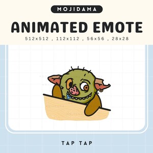 Goblin Halloween Twitch Emotes Animation Spooky Ghost Scary Emote Streamer Vtuber Chibi Tracking Youtube Discord Gaming Emoji Obs