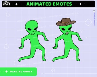 Dancing Alien Twitch Emotes Animation Funny Aliens Meme Stream Animated Cute Happy Cat Animal Dance Emote Sub Gg Yes Sad Twitch Kick Pack