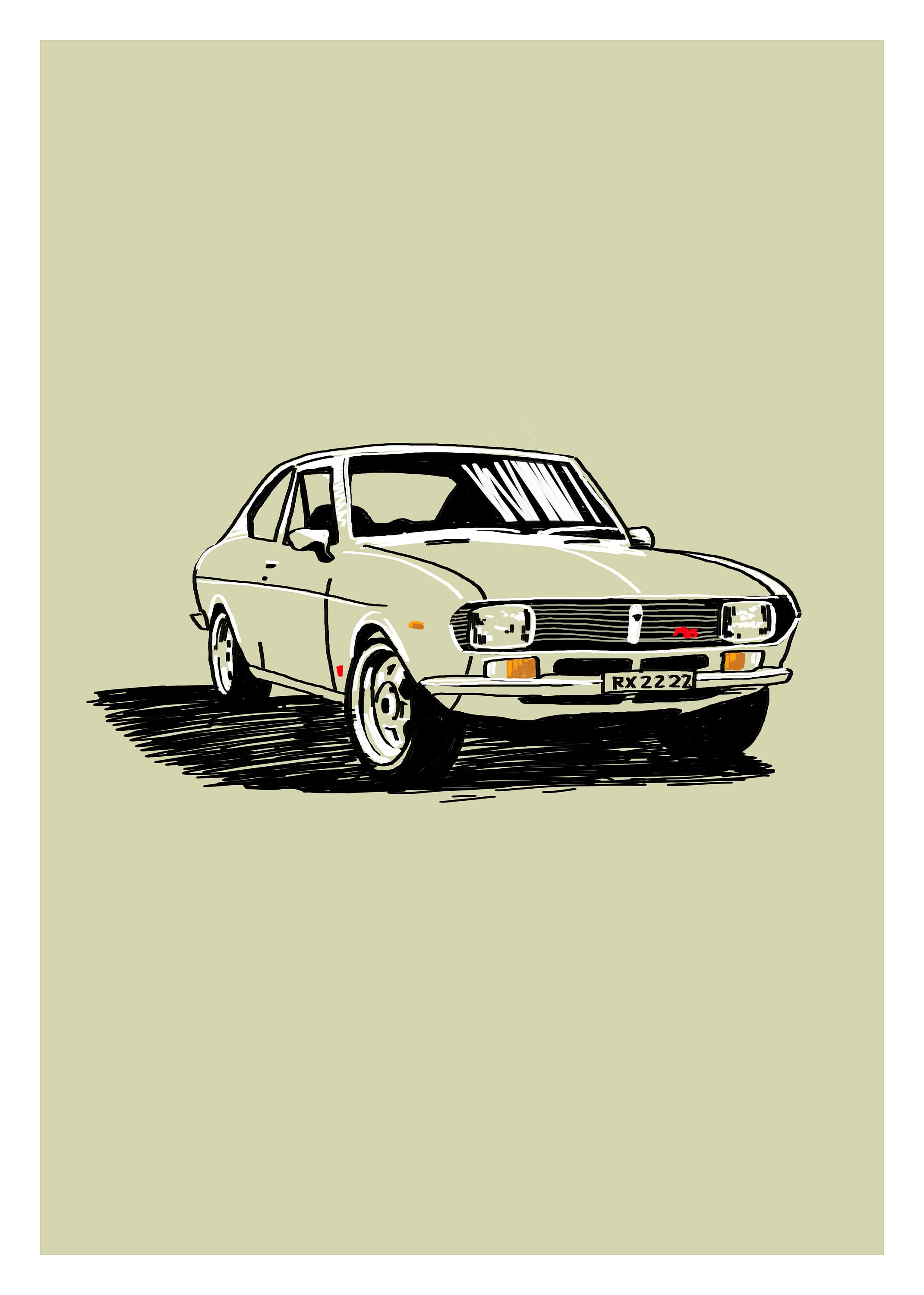 1976 Mazda RX2 - Printable Art - Etsy