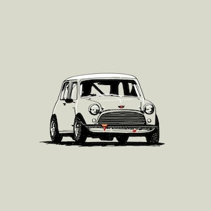Mini Cooper - Printable Art
