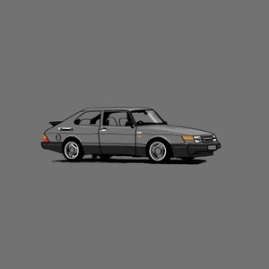 Saab 900 Turbo - Printable Art