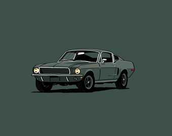 Ford Mustang Printable Art