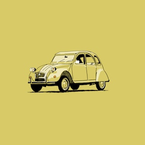 Citroen 2CV Printable Art