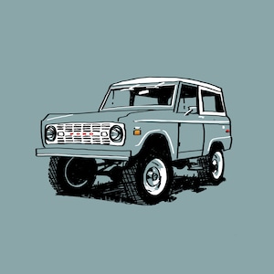 1970 Ford Bronco - Printable Art