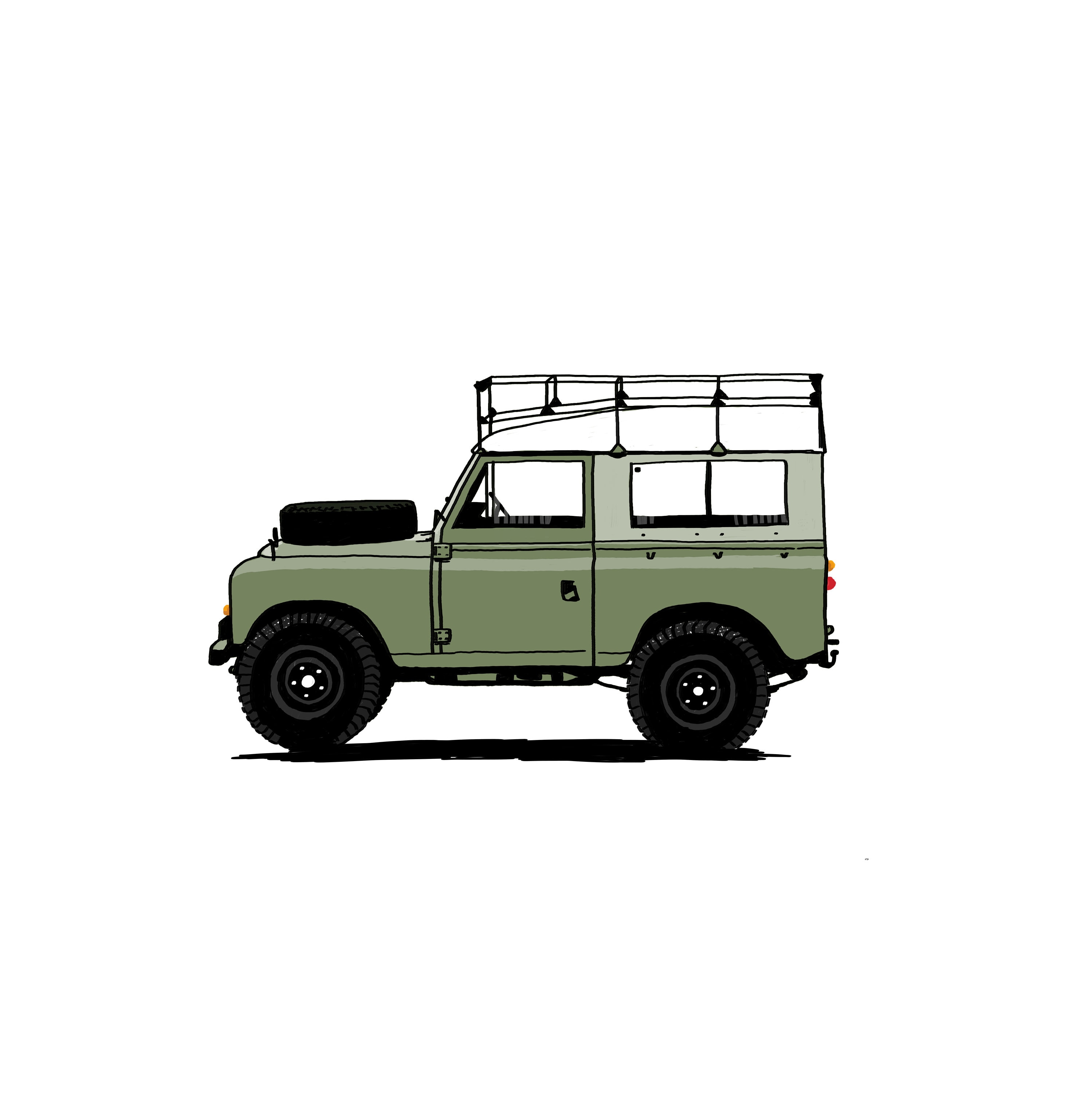 1960s Land Rover Iia - Printable Art - Etsy