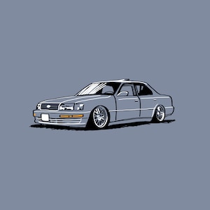 1995 Lexus LS400 - Printable Art