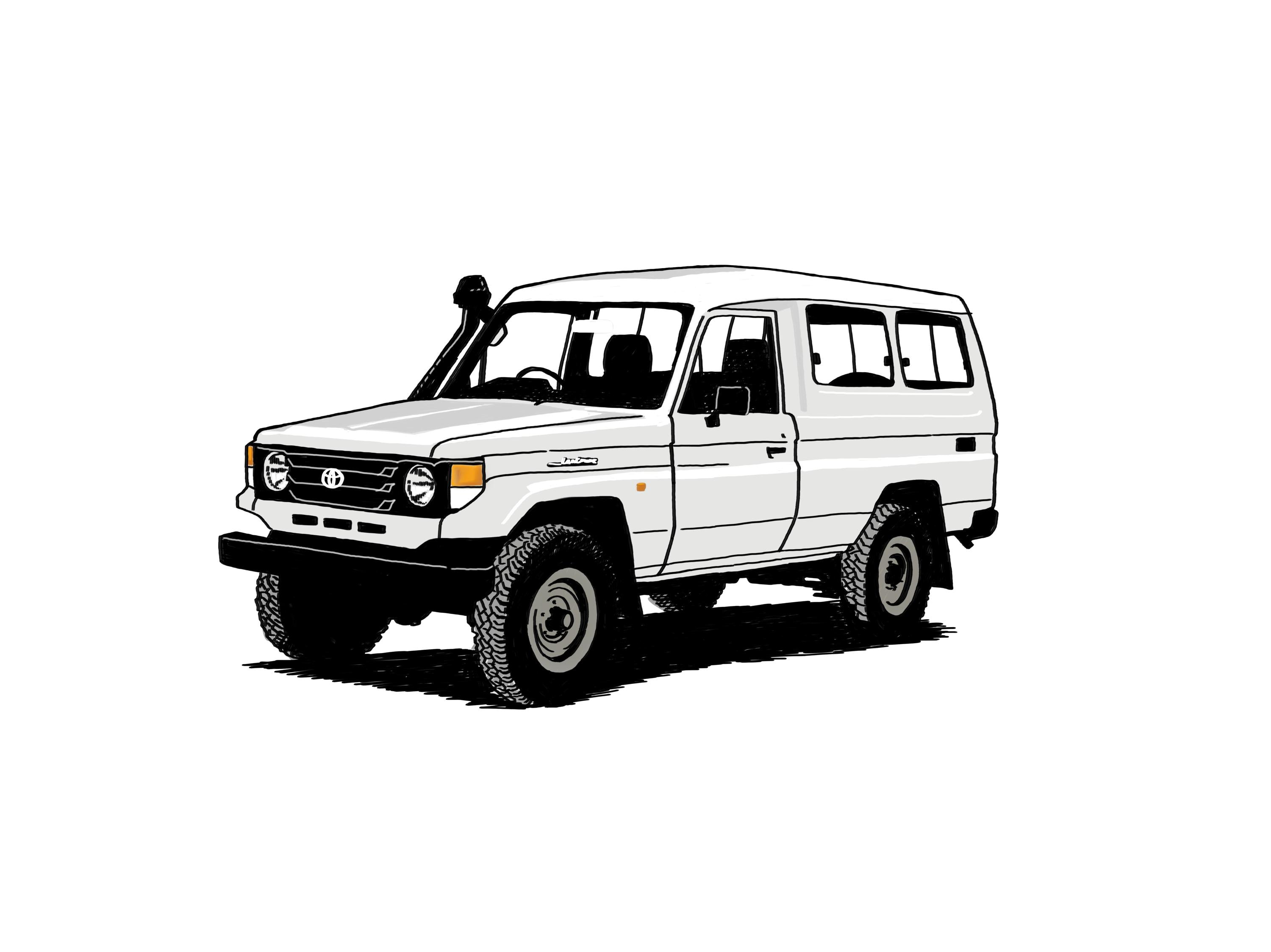 Land Cruiser Troopcarrier Printable Art - Etsy