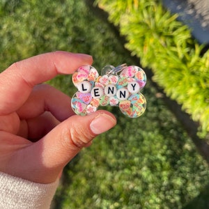 Sweethearts Clear Custom Resin Pet Tag