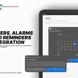 Puede incluir: Una captura de pantalla de una aplicaci&oacute;n de planificaci&oacute;n digital que muestra un calendario con la fecha 15 de julio resaltada. La aplicaci&oacute;n tambi&eacute;n tiene una secci&oacute;n para configurar recordatorios y temporizadores. El texto "&iquest;A qu&eacute; hora deber&iacute;a ser?" se muestra encima del calendario.