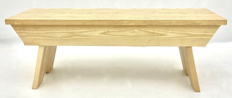 Bench, Rustic Chic, Modern Farmhouse Bench, Solid Hardwood, Kitchen ...