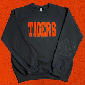 Puff Sweatshirts | Custom Sweatshirt | School Mascot | 3D Puffy Vinyl | School Spirit |