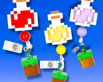 Carrete de insignias de poción de Minecraft