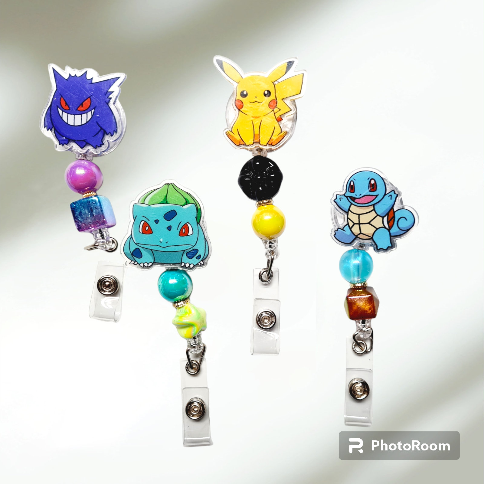 Pokemon badge reels. Pikachu