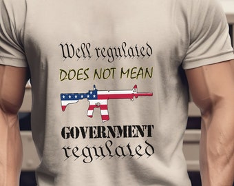 2nd Amendment Shirt: Patriotic USA Rifle Tee - Freedom Top