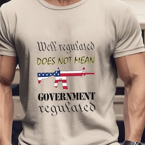 2nd Amendment Shirt: Patriotic USA Rifle Tee - Freedom Top