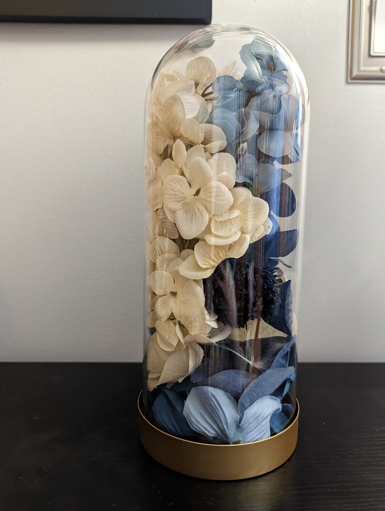 Floral Cloche Centerpieces Etsy