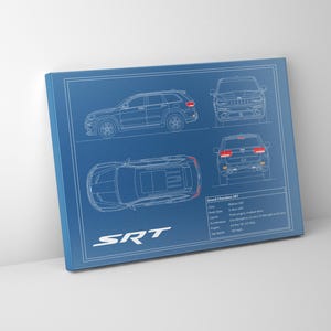 Digital Wall Art - Jeep Grand Cherokee