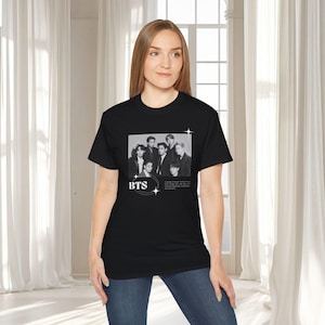 BTS Graphic Tee, BTS Shirt, BTS T-Shirt, Bangtan Tee, Bangtan Shirt, Bangtan T-Shirt, Bangtan Group Photo, K-Pop Tee, K-Pop T-Shirt