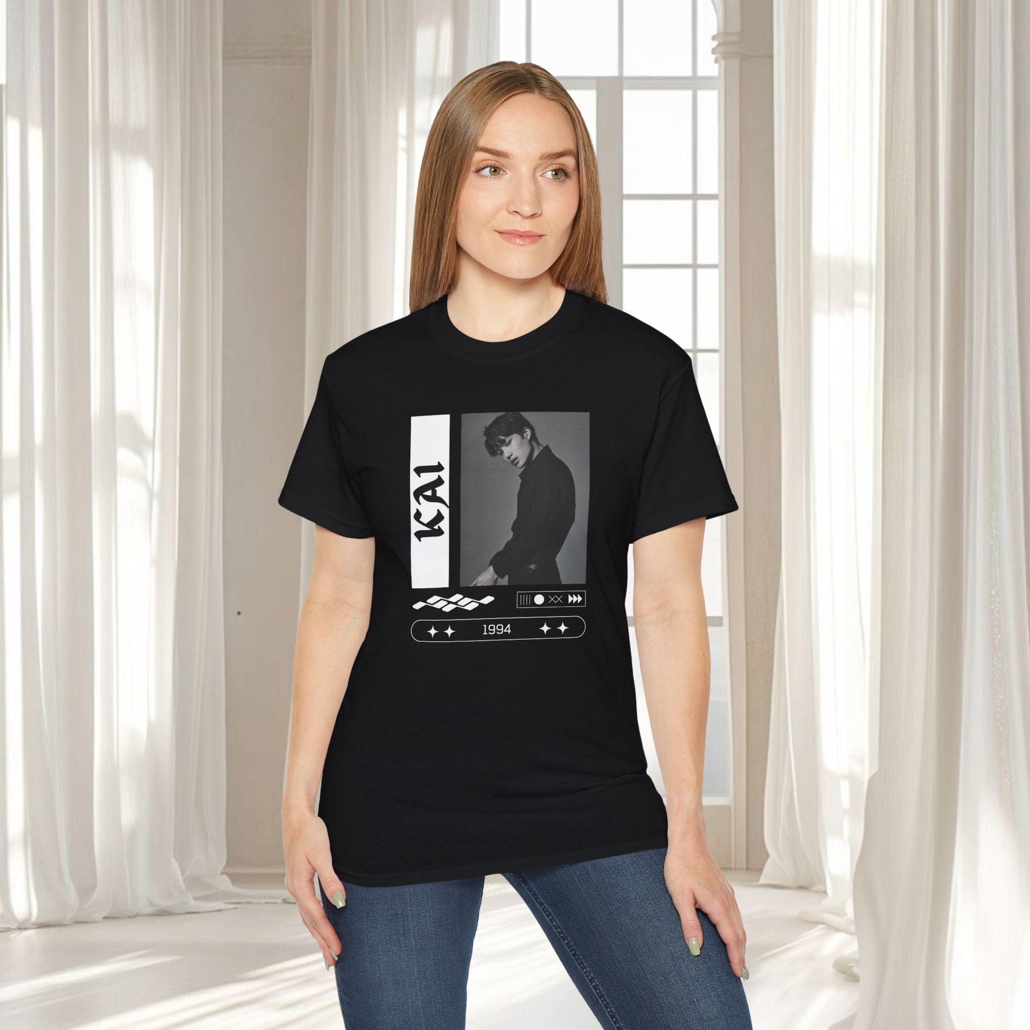 exo カイ Tシャツ EXO Kai Graphic Tee, Kai Tee, Kai Shirt, Kai T-shirt, EXO