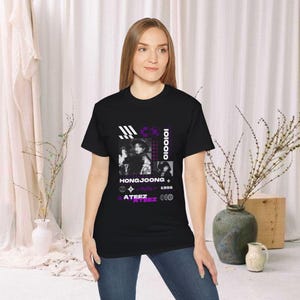 ATEEZ Hongjoong Graphic Tee, Hongjoong Tee, Hongjoong Shirt, Hongjoong T-Shirt, Kim Hongjoong, ATEEZ T-Shirt, K-Pop Tee, K-Pop T-Shirt