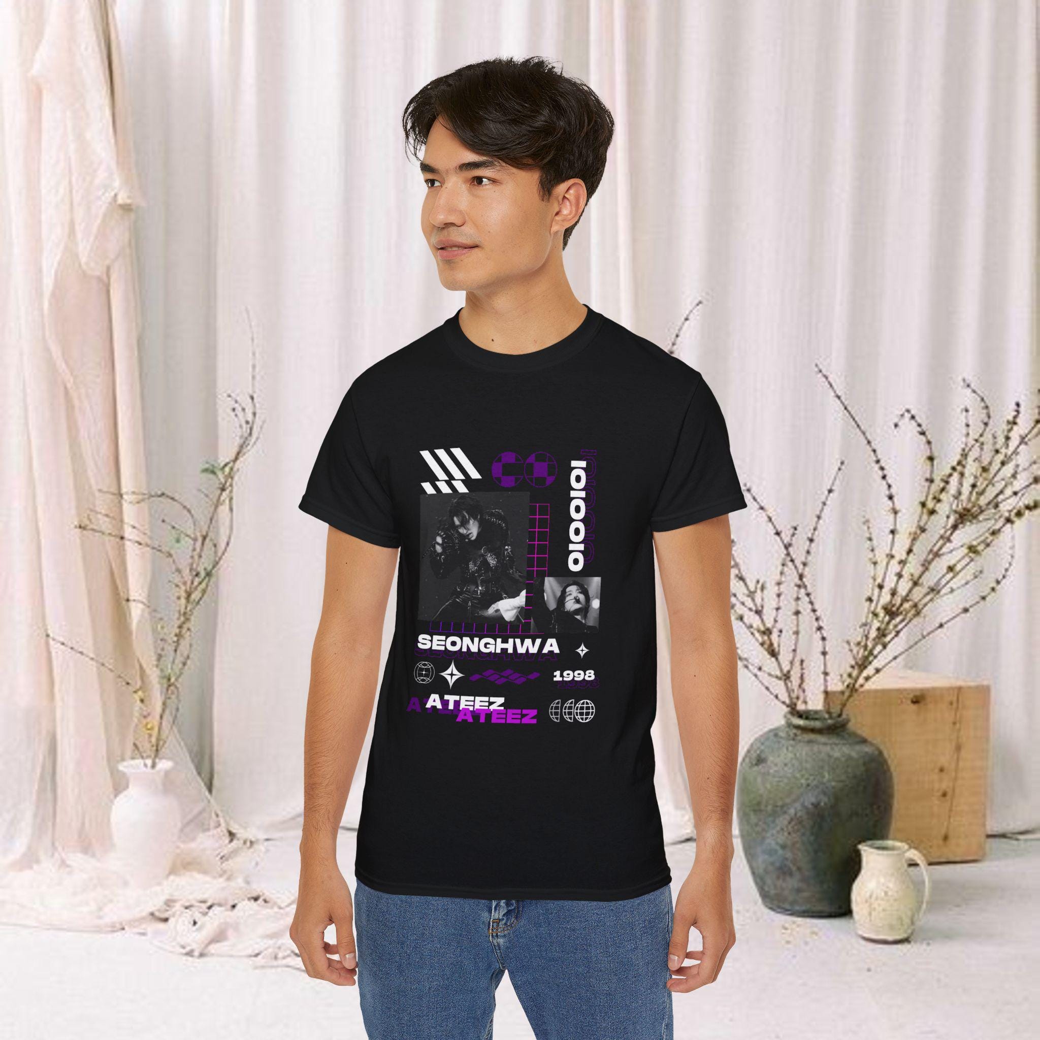 ATEEZ Seonghwa Graphic Tee, Seonghwa Tee, Seonghwa Shirt