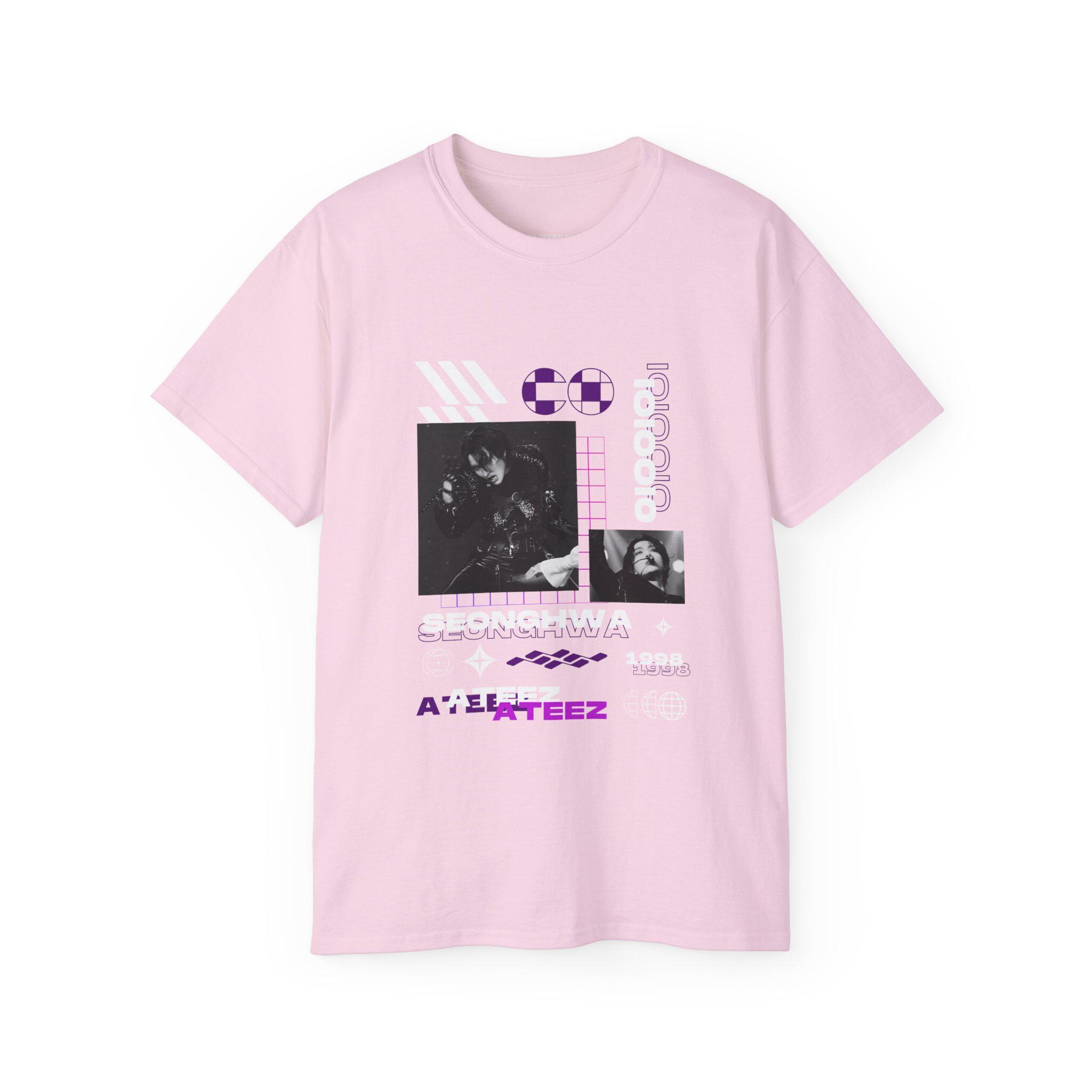 ATEEZ Seonghwa Graphic Tee, Seonghwa Tee, Seonghwa Shirt