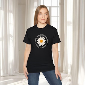 BTS Jungkook T-shirt graphique fleur de marguerite inspiré par Jungkook, chemise BTS, T-shirt BTS, T-shirt Bangtan, Jeon Jungkook, T-shirt K-Pop, T-shirt K-Pop