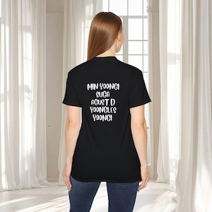 Camiseta gráfica con apodos de BTS SUGA, camiseta Yoongi, camiseta Yoongi, camiseta Yoongi, camiseta Agust D, Min Yoongi, camiseta BTS, camiseta K-Pop