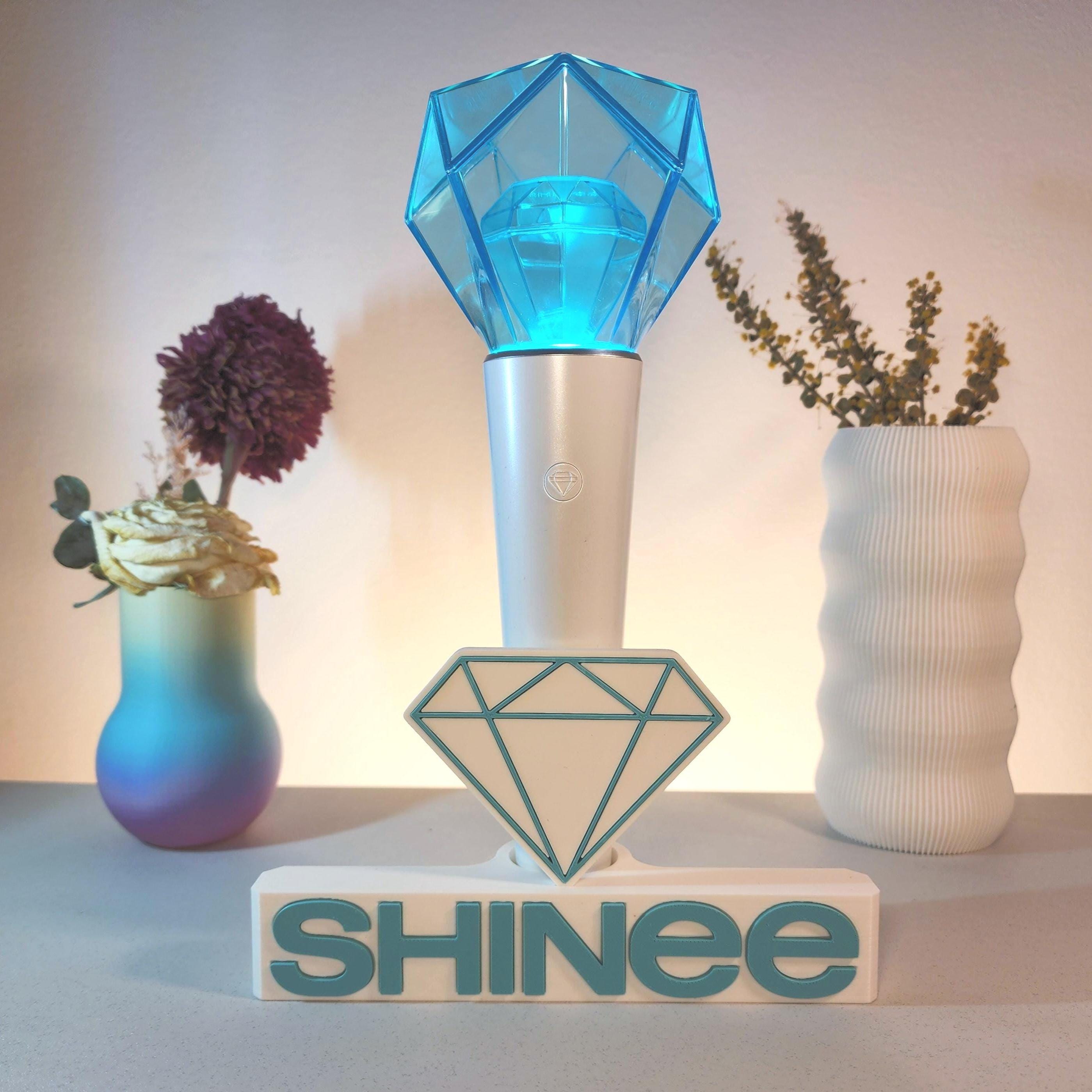 Shinee Lightstick Holder – 3D Printed Display Stand With Aqua