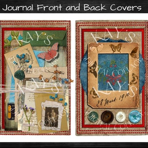 GRUNGE AUTUMN: Journal Pages, Journal Covers, Rolodex Cards Ephemera, Scrapbooking and Paper Crafts image 2