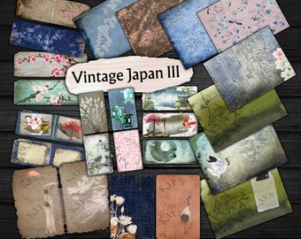 Vintage Japan III, Journal Pages, Ephemera, Scrapbooking, Travel Journal, Fussy Cut, Paper Crafts
