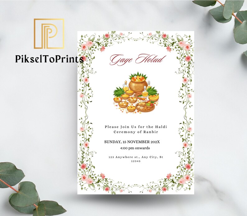 Editable Bengali Wedding Invitation | Traditional Hindu Bengali Shaadi ...