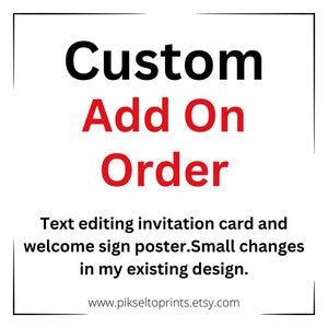 Custom Add On text editing or changes in design. image 1