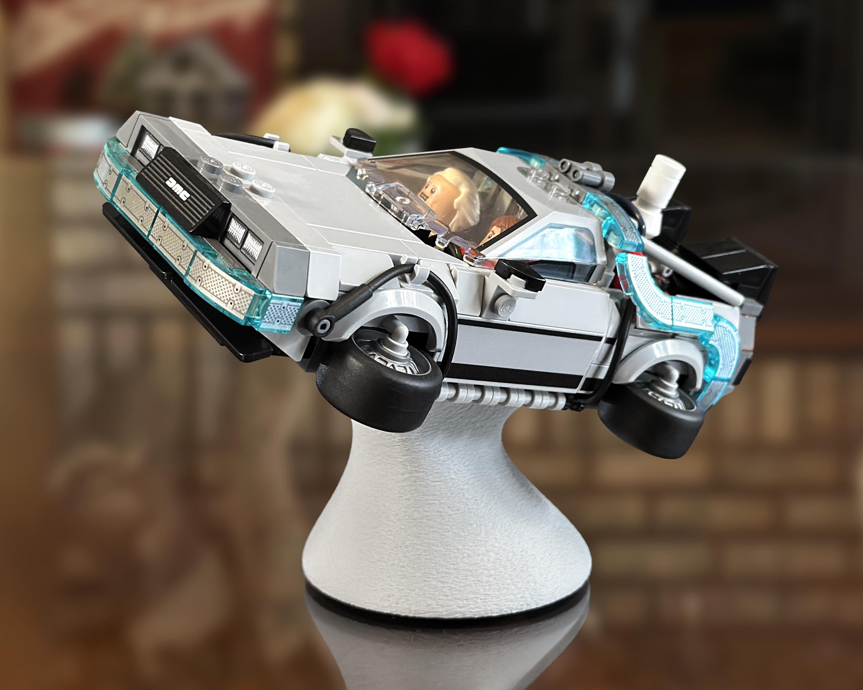 Display Stand for Lego Delorean - (LEGO® Speed Champions #77256