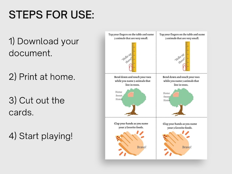 Memory Match Game, Matching Game, Matching Game for Kids, Printable ...