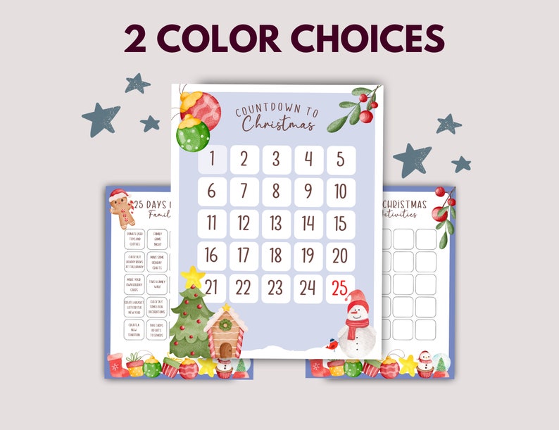 Printable Christmas Countdown Calendar - Il 794xN.5316228270 G2w1