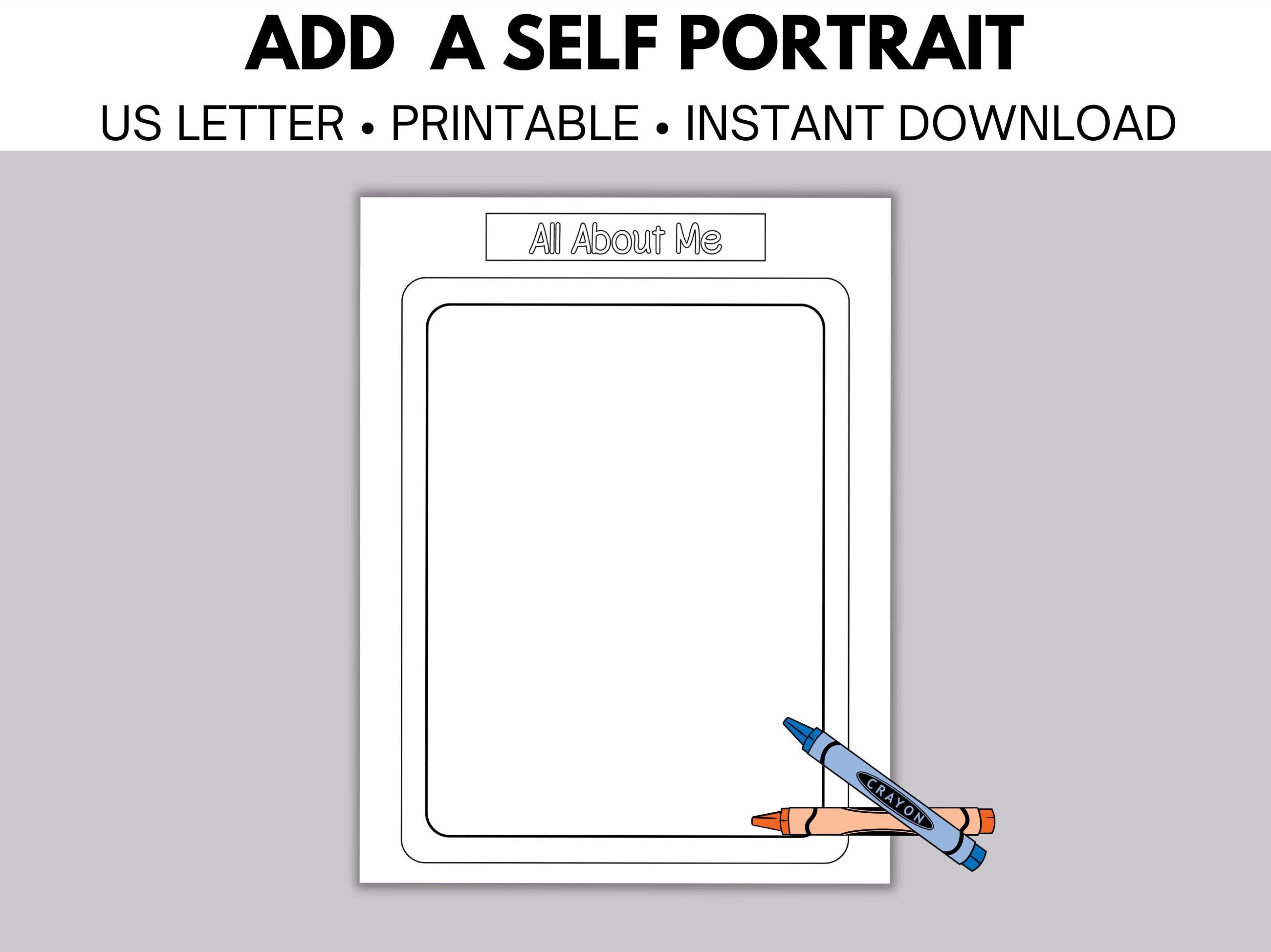 All About Me Printable, First Day of School Printable, All About Me ...