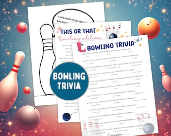 Bowling Games Bundle, Trivia, This or That (PDF)